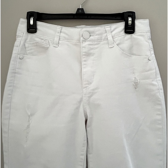 Wit & Wisdom ‘Ab'Solution Raw Hem High Waist Crop Slim Jeans. - Picture 15 of 15